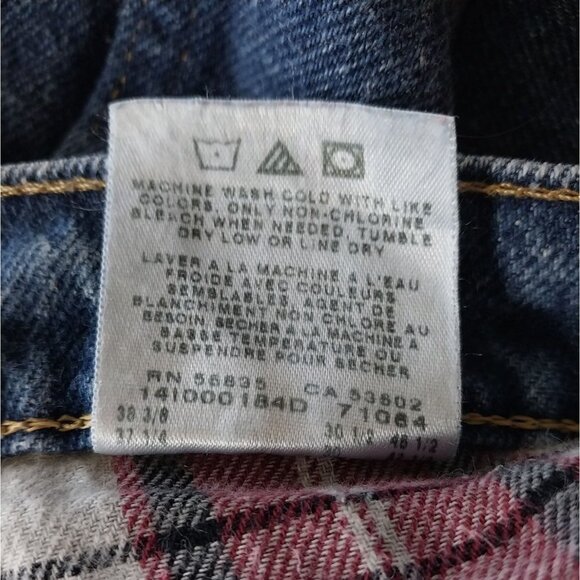 Cabela's Flannel Lined Jeans Dark Wash Straight Leg Men's Sz 36x30 - Picture 7 of 12